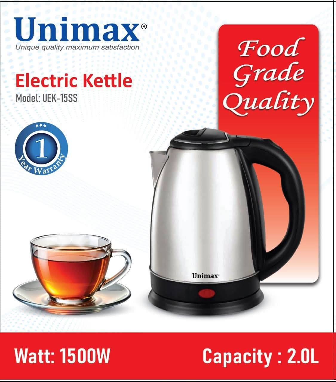 ইউনিম্যাক্স ইলেকট্রিক কেটলি UEK-15SS